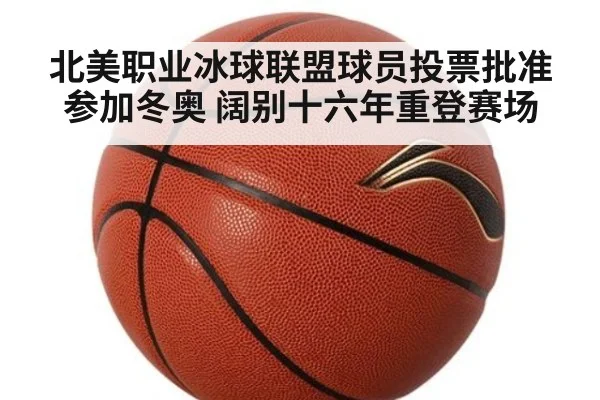 北美职业冰球联盟球员投票批准参加冬奥 阔别十六年重登赛场